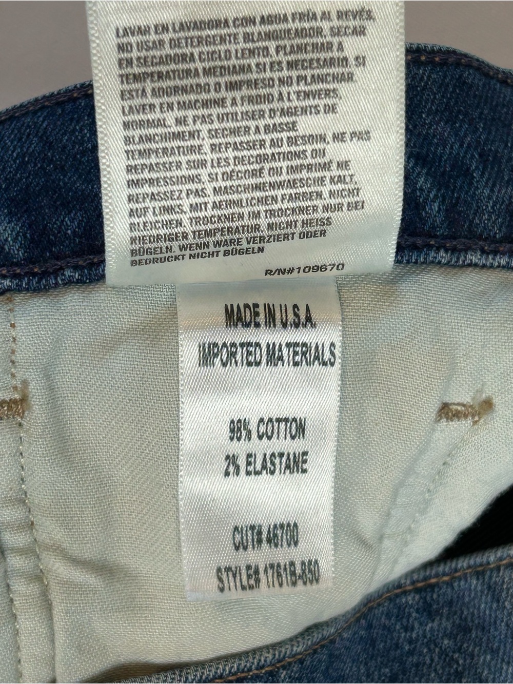 Citizens of humanity demy cropped flare jeans size 25 medium wash made in USA - Picture 11 of 16